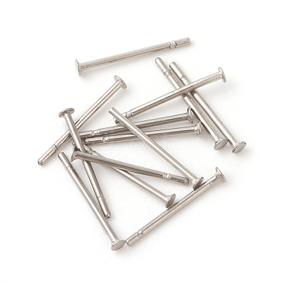Tarnish Resistant 304 Stainless Steel Flat Head Pins STAS-F192-022P-02-1