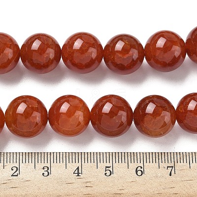 Natural Crackle Agate Beads Strands G-I394-B15-14mm-1