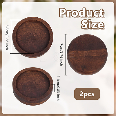 Wood Display Trays for Wedding Rings WOOD-WH0052-004-1