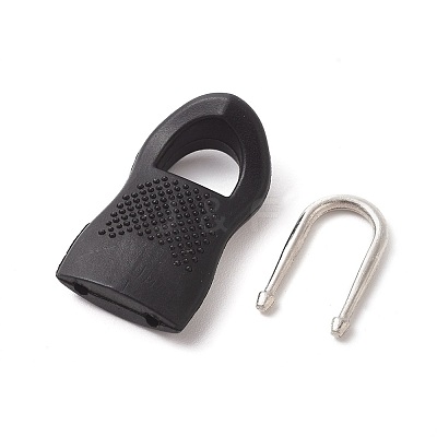 Plastic Zipper Pull Charms LS-FIND-WH0051-82B-02-1