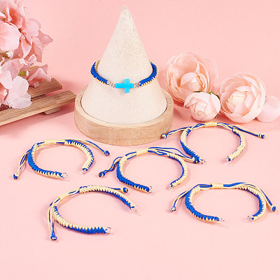 Nylon Thread Bracelets Making AJEW-TAC00105-1