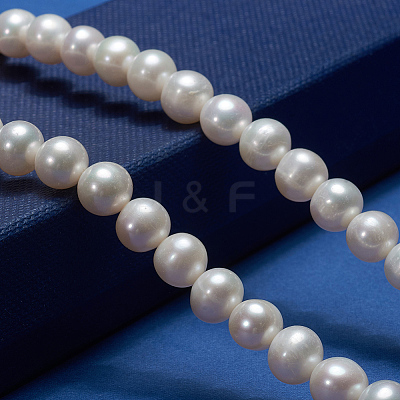 Natural Cultured Freshwater Pearl Beads Strands PEAR-E002-25-01-1