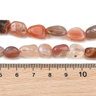 Natural Agate Beads Strands G-P623-A02-02-1