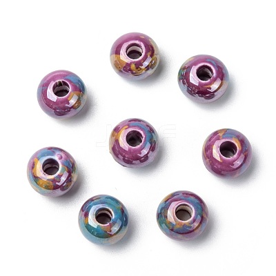 Handmade Porcelain European Beads OPDL-Q100-1-1