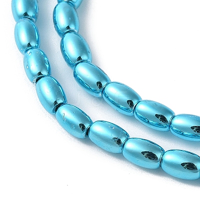 Electroplate Beads Strands X-EGLA-H104-02D-1