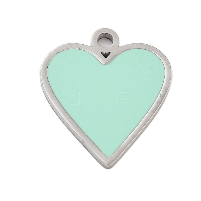 304 Stainless Steel Enamel Pendants STAS-Z078-23P-1