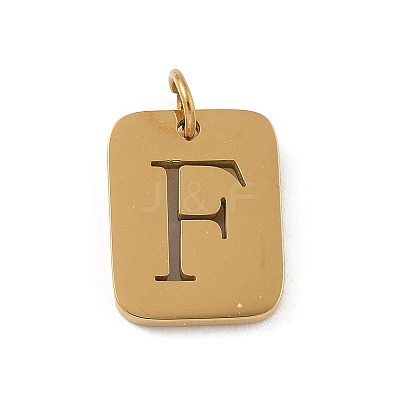 304 Stainless Steel Charms STAS-R001-01G-F-1