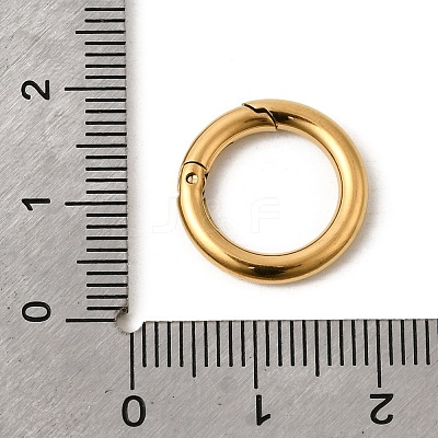 304 Stainless Steel Spring Gate Rings STAS-B128-05G-02-1