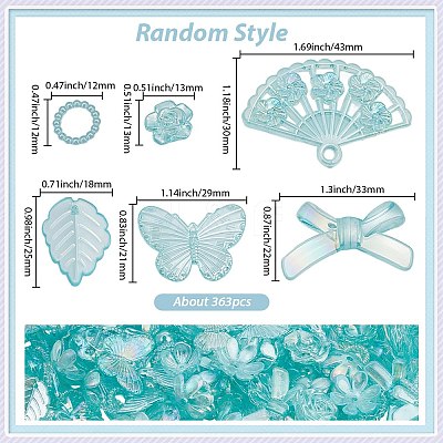 200g Transparent Acrylic Beads OACR-SP0001-86E-1