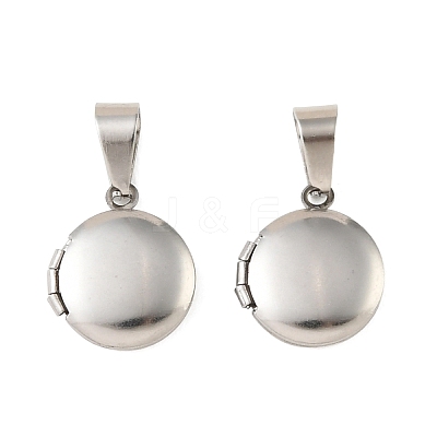 316 Stainless Steel Locket Pendants STAS-K321-11A-P-1