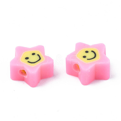 Handmade Polymer Clay Beads CLAY-N011-45A-05-1