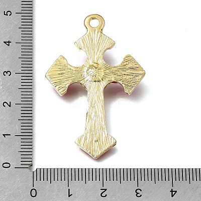 Brass Enamel Pendants KK-K427-53G-1