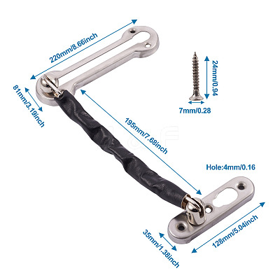Stainless Steel Swing Bar Door Lock SW-TAC0002-02E-1