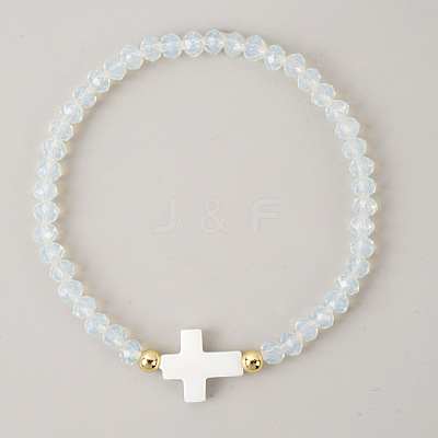 Bohemian Glass Beads Stretch Bracelets LS-KO2121-8-1