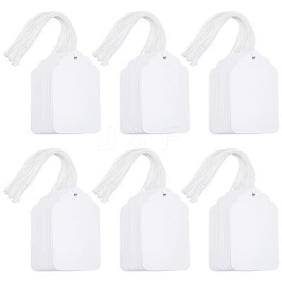 500Pcs Rectangle Paper Price Tags AJEW-UN0005-36-1