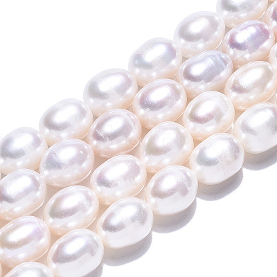Natural Cultured Freshwater Pearl Beads Strands PEAR-N012-08D-1