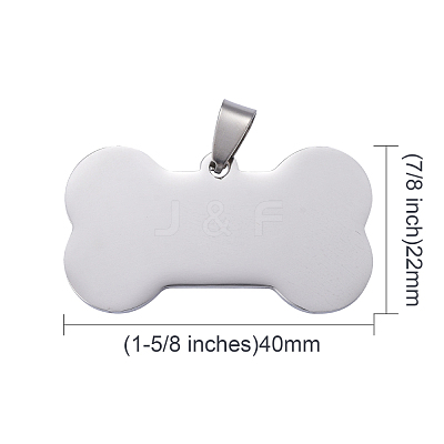 Tarnish Resistant 304 Stainless Steel Pendants X-STAS-I140-07B-1