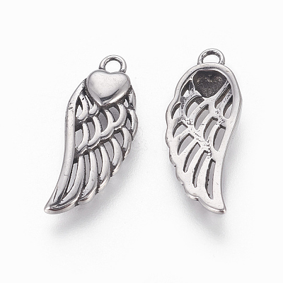 316 Surgical Stainless Steel Pendants STAS-P225-106AS-1