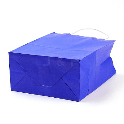 Pure Color Kraft Paper Bags LS-AJEW-G020-D-04-1