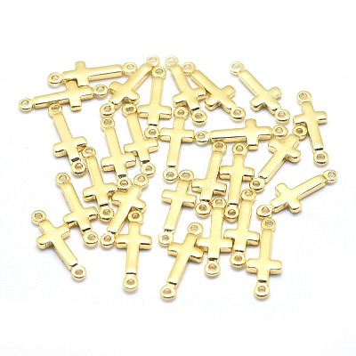 Brass Links Connectors KK-J279-40G-NR-1
