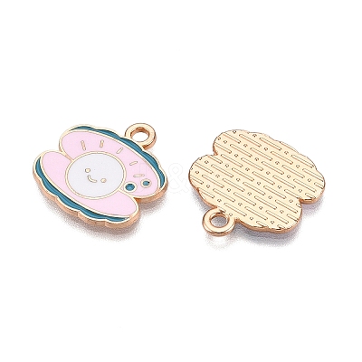 Alloy Enamel Pendants ENAM-T020-66B-1