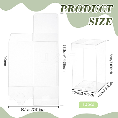 Foldable PET Packing Boxes CON-WH0099-87C-1