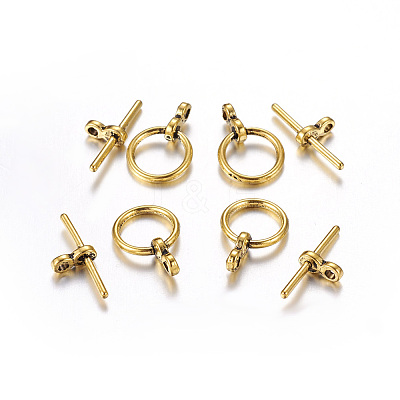 Tibetan Style Toggle Clasps LS-GAB2035Y-NF-1