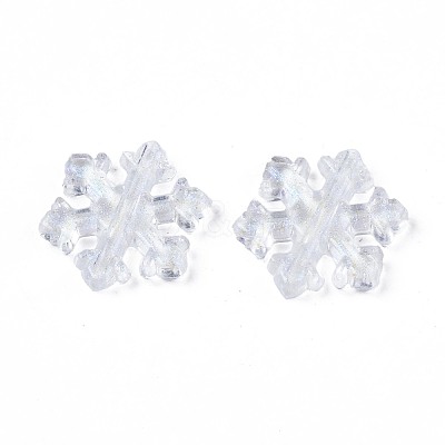 Transparent Acrylic Beads X-OACR-N008-101-1