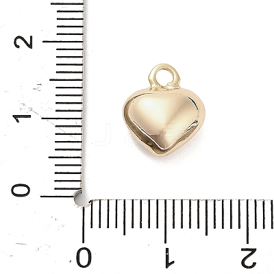 Three-Dimensional Heart Brass Pendants KK-V006-03G-03-1