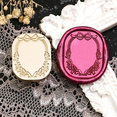 Flower Frame Brass Stamp Heads AJEW-M037-05G-03-1