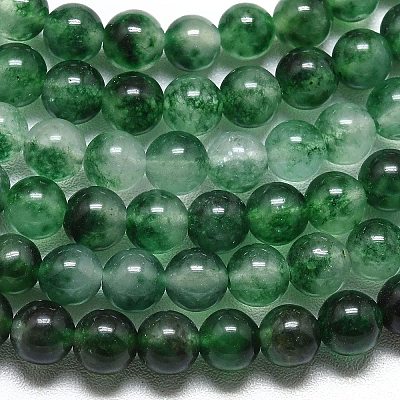 Natural Malaysia Jade Beads Strands G-L645-C01-6mm-03-1