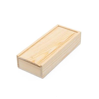 8Pcs Wood Box Storage Natural Mixed Gemstone Beads G-WH0010-04-1