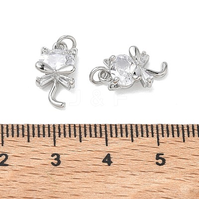 SHEGRACE Brass Cubic Zirconia Pendants XGRQ3K783-543P-1