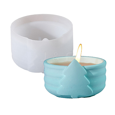Christmas Theme DIY Silicone Candle Holders Molds SIMO-G005-02C-1