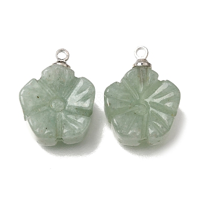 Natural Green Aventurine Pendants GG-CBA487A-01P-04-1