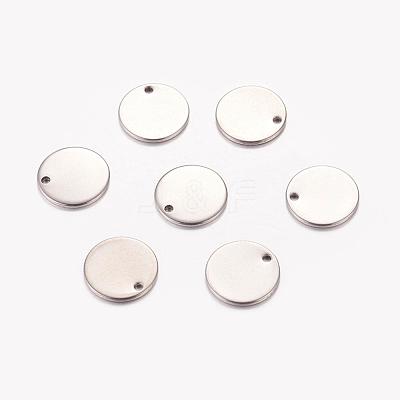Tarnish Resistant 304 Stainless Steel Stamping Blank Tag Charms STAS-G024-1-1