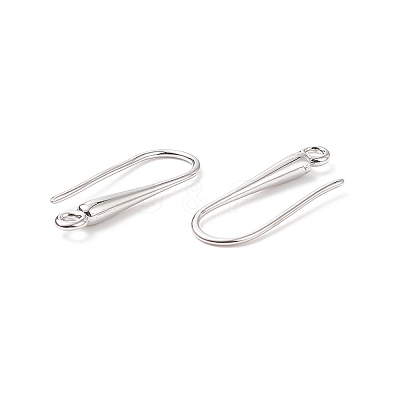 Eco-Friendly Brass Earring Hooks KK-M157-03P-NR-1
