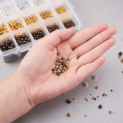 Brass Spacer Beads KK-PH0034-75-WH-1