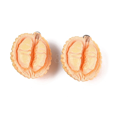 Opaque Resin Imitation Fruit Pendants RESI-Q232-07A-1