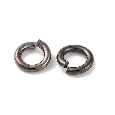 Brass Saw Cut Open Jump Rings KK-G514-01C-B-1