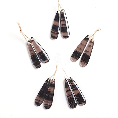 Natural Obsidian Pendants G-G827-03C-1