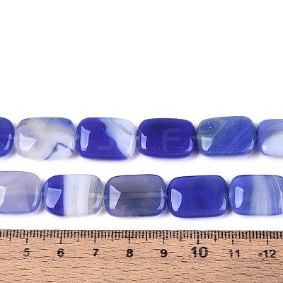 Natural Agate Beads Strands G-N356-03A-07-1