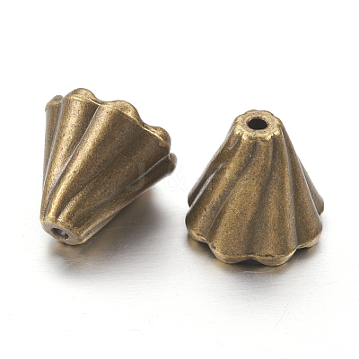 Antique Bronze Tibetan Style Bead Caps X-EA10181Y-AB-1