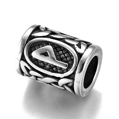 304 Stainless Steel European Beads OPDL-G010-06AS-02P-1