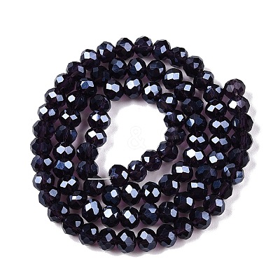 Electroplate Glass Beads Strands EGLA-A044-T6mm-A15-1