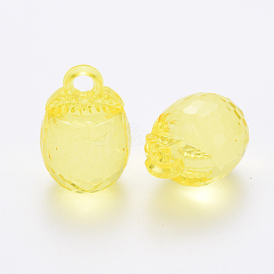 Autumn Theme Transparent Acrylic Pendants LS-TACR-T024-04B-916-1