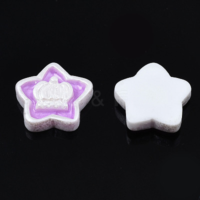 Opaque Resin Cabochons CRES-S302-72C-1