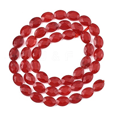 Natural Dyed White Jade Beads Strands G-H349-A01-24A-1