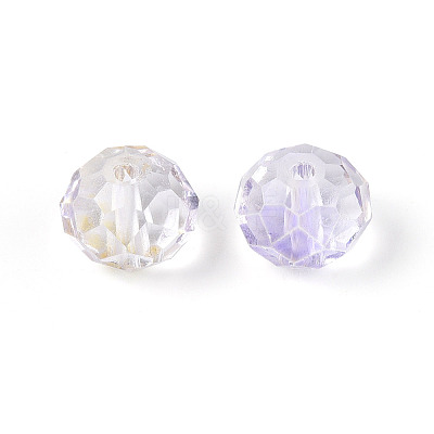 Baking Paint Transparent Glass Beads GLAA-N011-10mm-06-1