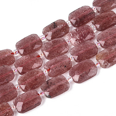 Natural Strawberry Quartz Beads Strands G-T139-80-1